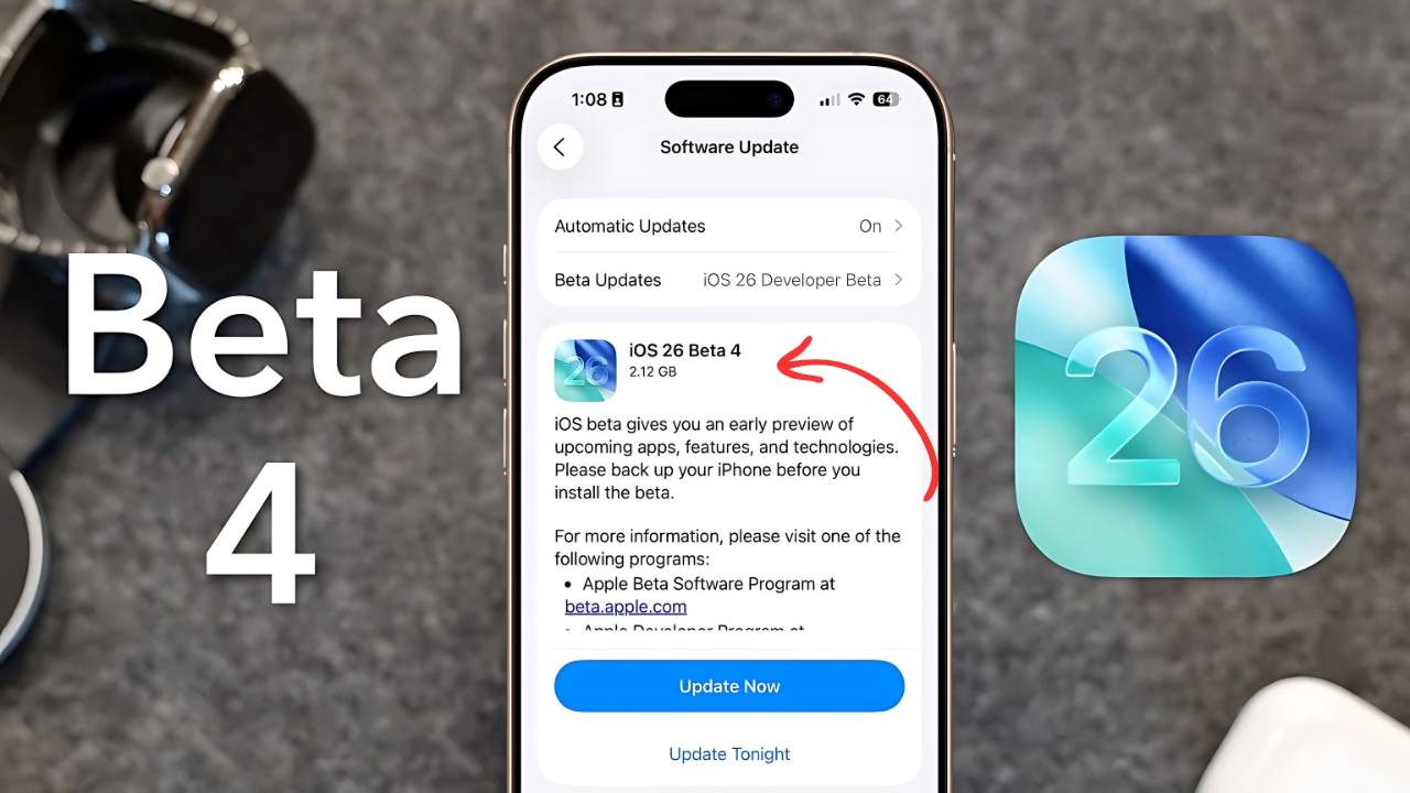 iOS 26 Beta 4