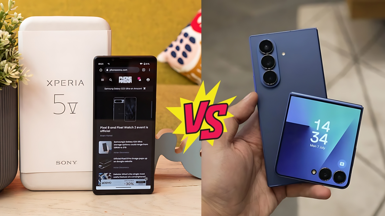 Xperia 5 V vs Galaxy Z Fold 7